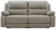 Signature Design by Ashley® Brannigan 2-Piece Pebble Power Reclining Small Spaced Sectional Loveseat-0