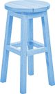 C R Plastics Generation Line Sky Blue Counter Stool-0