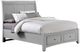 Vaughan-Bassett Bonanza Gray King Sleigh Storage Bed-0