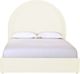 TOV Furniture Gumdrop Cream Twin Velvet Bed-1