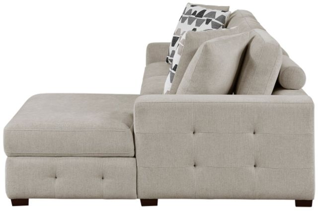 Homelegance® Raife 2-Piece Taupe Right-Arm Facing Sectional and Chaise-4