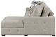 Homelegance® Raife 2-Piece Taupe Right-Arm Facing Sectional and Chaise-4