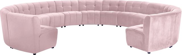 Meridian Furniture Limitless 13-Piece Pink Velvet Modular Sectional-0