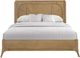 Bernards Tapestry Honeycomb Reversible Queen Panel Bed-4