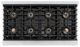 ZLINE Autograph Edition Paramount 48" 6.7 Cu. Ft. Stainless Steel Gas Range with 8 Burner DuoPro™ Cooktop and Dual Ovens with Polished Nickel Helix Handles and Accents-2