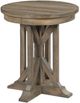 Kincaid Furniture Mill House Anvil Brown 22" James Round End Table-0
