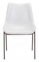 Zuo® Magnus White/Walnut Dining Chair-1