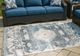 Signature Design by Ashley® Daddridge Blue/Ivory/Gray 5'x7' Area Rug-3