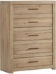 aspenhome® Modern Loft Modern Khaki 5-Drawer Chest-0