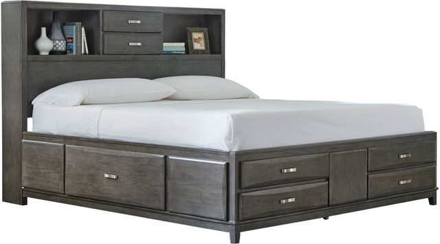 Signature Design by Ashley® Caitbrook 6-Piece Gray Queen Storage Bed Set-1
