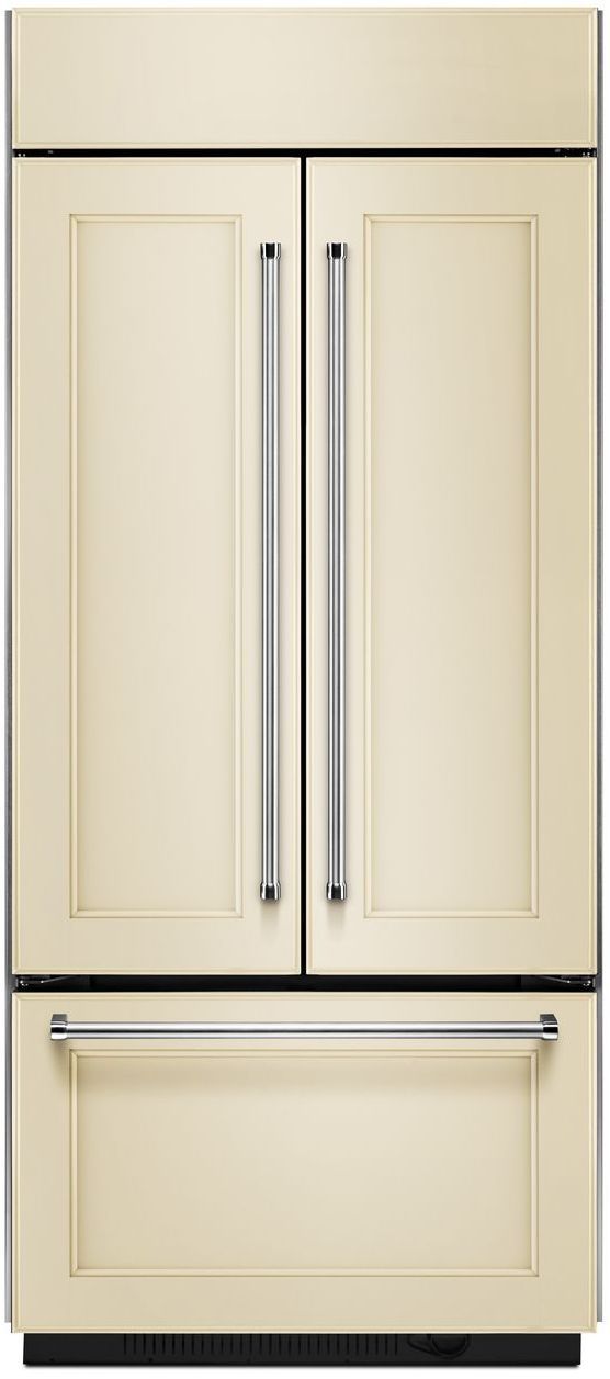 KitchenAid® 37 in. 20.8 Cu. Ft. Panel Ready Built In Counter Depth French Door Refrigerator-1