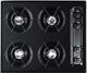 Summit® 24" Black Gas Cooktop-0