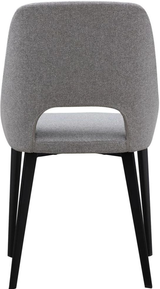 Moe's Home Collection Tizz Light Grey Dining Side Chair-3