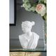 A & B Home White Bust Statue-2