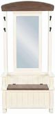 Sunny Designs™ Pasadena Buckskin/Marble White Hall Tree-2