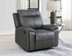 Steve Silver Co. Gaston Gray Manual Glider Recliner-2
