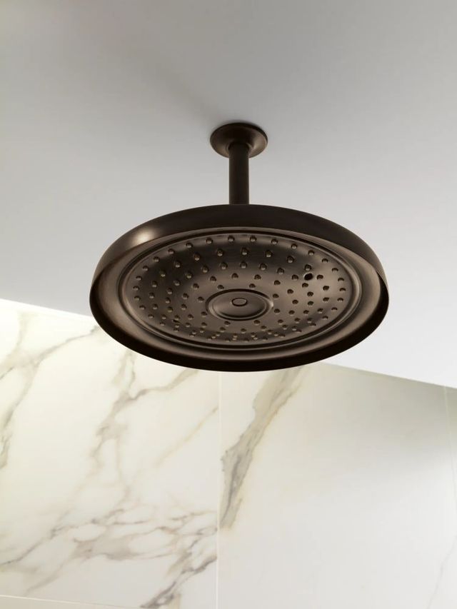 Brizo Essential™ Venetian Bronze® 11" Classic Round Single-Function Raincan Shower Head-2