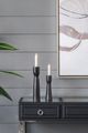 A & B Home Black Large Candle Holder-5