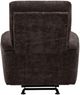 Coaster® Navarro Dark Brown Chenille Upholstered Glider Manual Recliner Chair-3