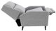 Furniture of America® Psyche Gray Pushback Recliner-3