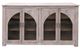 International Furniture Direct Parota Nova White Wash 4-Door Console-0
