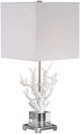 Uttermost® Corallo White Coral Table Lamp-0