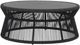 Sunset West Milano Granite Natural Fibers/Stone Outdoor Coffee Table with Charcoal Gray Metal Base-0