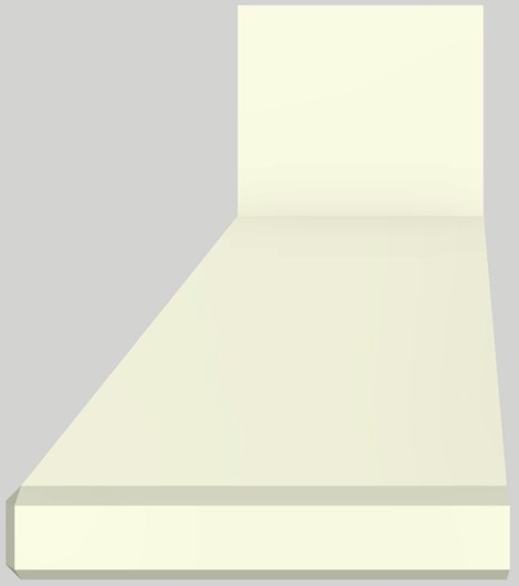 Vent-A-Hood® 48" Biscuit Wall Hood-1