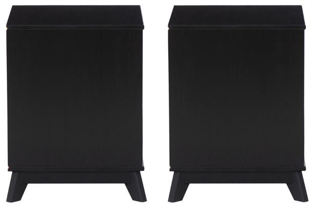 Powell® Portix 2-Piece Black Nightstand Set-4