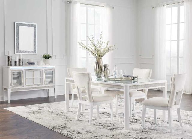 Signature Design by Ashley® Chalanna White Dining Side Chair-4