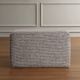 Uttermost® Kelce Caramel/Cream Woven Checkered Ottoman-3