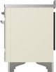 Ilve® Majestic III 48" Antique White Pro Style Induction Range with 6 Elements and Chrome Trim-4