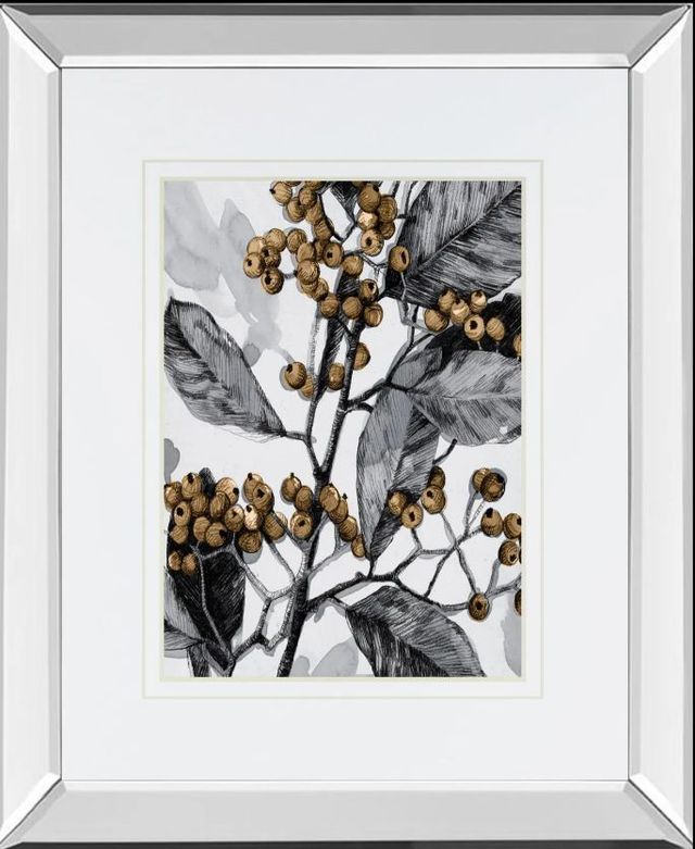 Classy Art Holly Shadow I by Emma Caroline Mirror Framed Wall Art-0