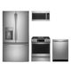 GE Profile 4 Piece Stainless Steel Kitchen Package-0
