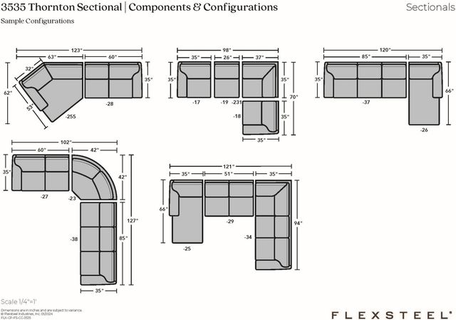 Flexsteel® Thornton Light Brown Sectional-2