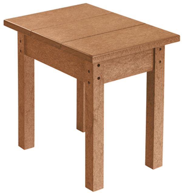 C R Plastic Generation Line Cedar Rectangular Table-0