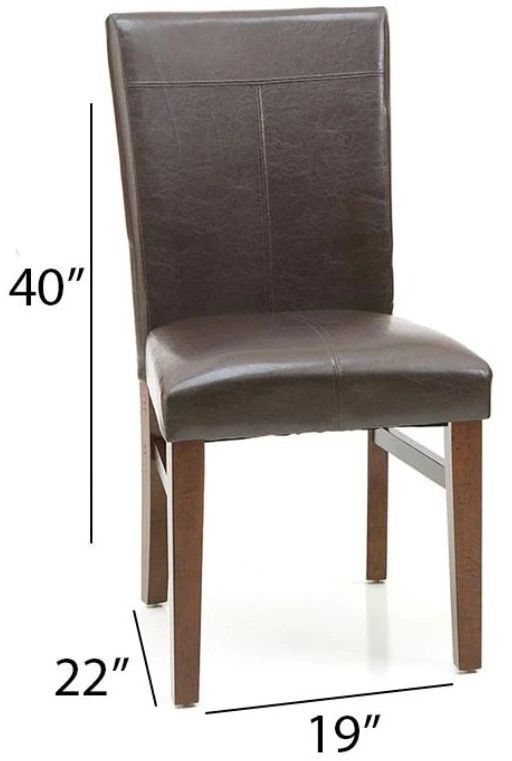 Intercon Kona Brown/Raisin Parson's Side Chair-2