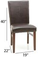 Intercon Kona Brown/Raisin Parson's Side Chair-2