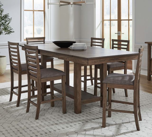Liberty Furniture Brook Bay 7-Piece Sandstone Gathering Table Set-1