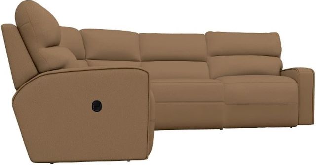 La-Z-Boy® Maddox Camel Reclining Sectional with Custom Layout Options-2