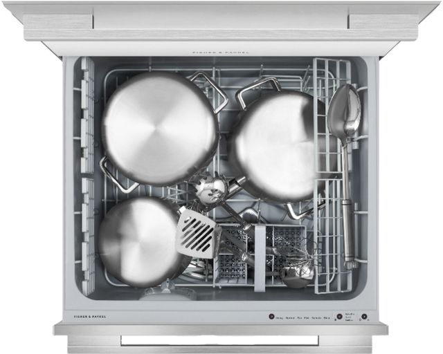 Fisher & Paykel Series 9 24" Panel Ready Integrated Tall Double DishDrawer™ dishwasher-1