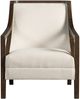 Elements International Hopkins Brown/Columbia Natural Accent Chair-1