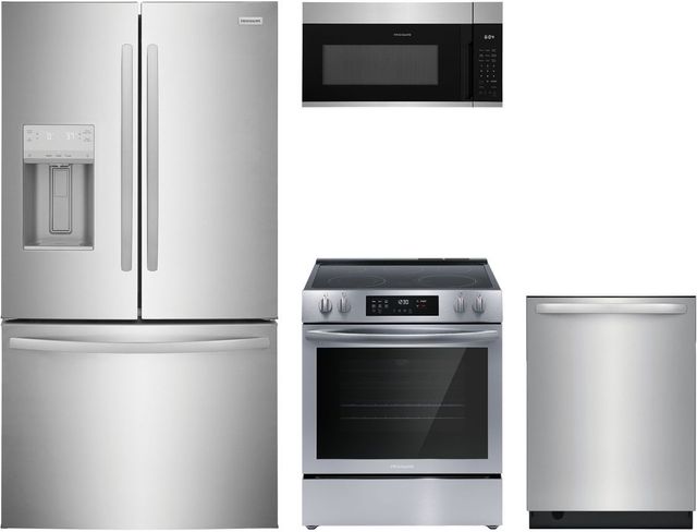 Frigidaire® 4 Piece Stainless Steel Electric Kitchen Package-0