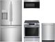Frigidaire® 4 Piece Stainless Steel Electric Kitchen Package-0