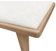 Modus Furniture Sumire Ginger/Natural Upholstered Bench-4
