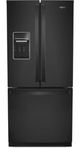 Whirlpool® 30" 19.7 Cu. Ft. Black French Door Refrigerator-0