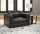 Signature Design by Ashley® Amiata Onyx Chair and a Half-0