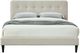 Bernards Amelia Beige King Panel Bed with USB Port-1