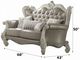 ACME Furniture Versailles Bone White/Vintage Gray Loveseat -2