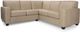 Decor-Rest® Furniture LTD 3705 2-Piece Beige Leather Sectional Sofa-0